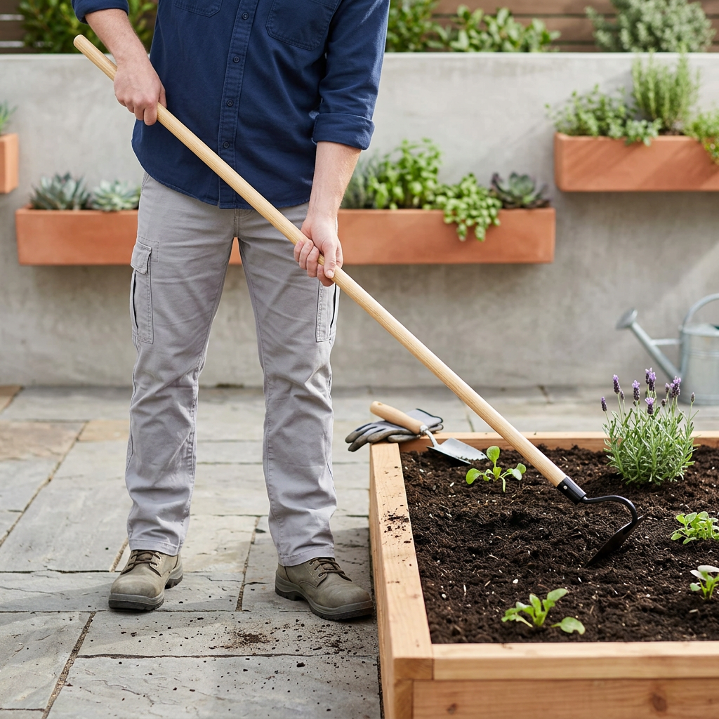 Long Handle Garden Weeder &amp; Cultivator
