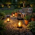 Solar LED Flame Lantern