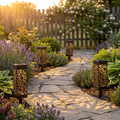 Solar LED Garden Lantern Stake Light