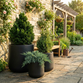 Modern Fibreglass Cylinder Planter