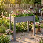 Elevated Wooden Raised Garden Planter