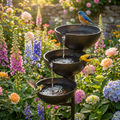 Cascading Rain Catcher Bird Bath & Pollinator Water Station