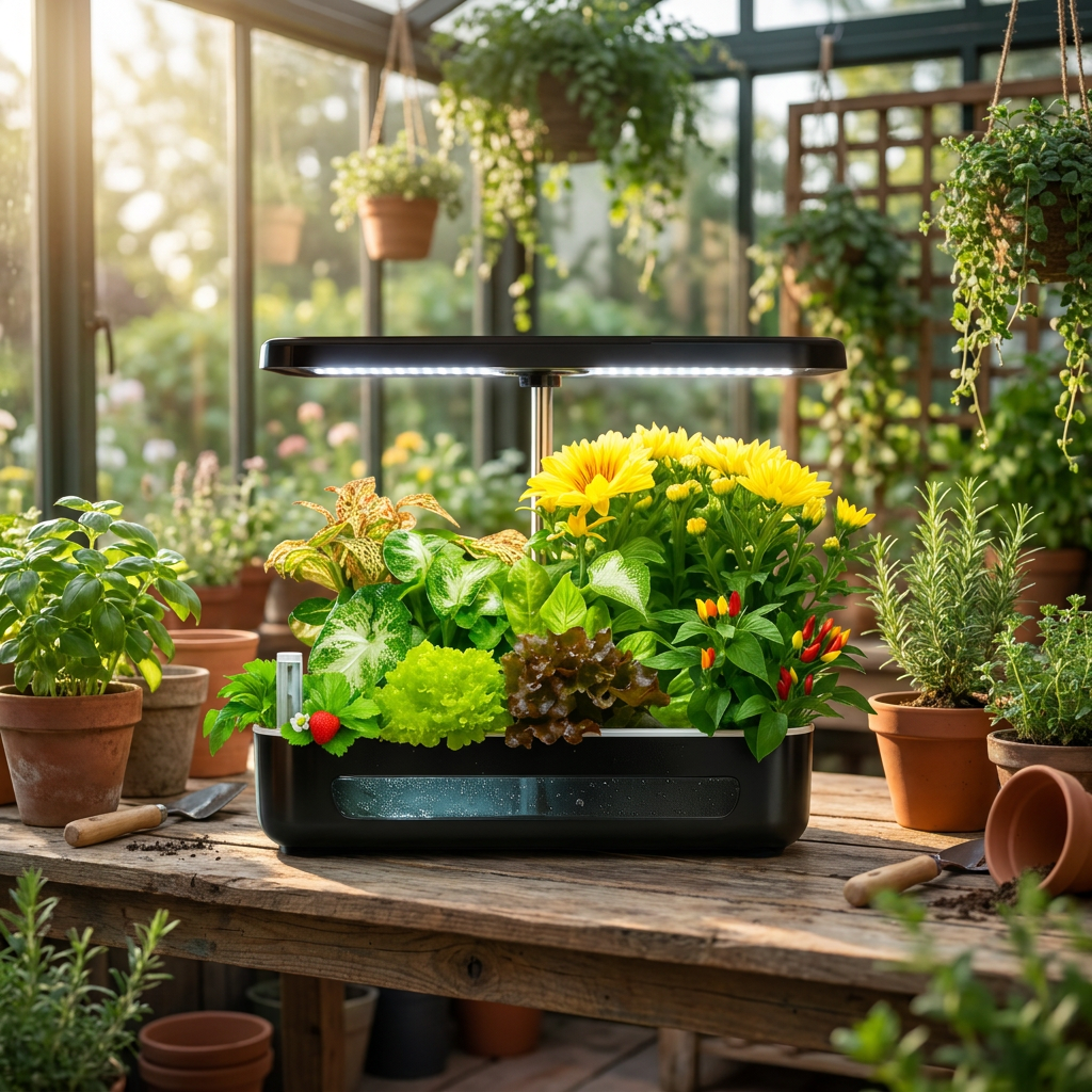 Indoor Hydroponic Garden