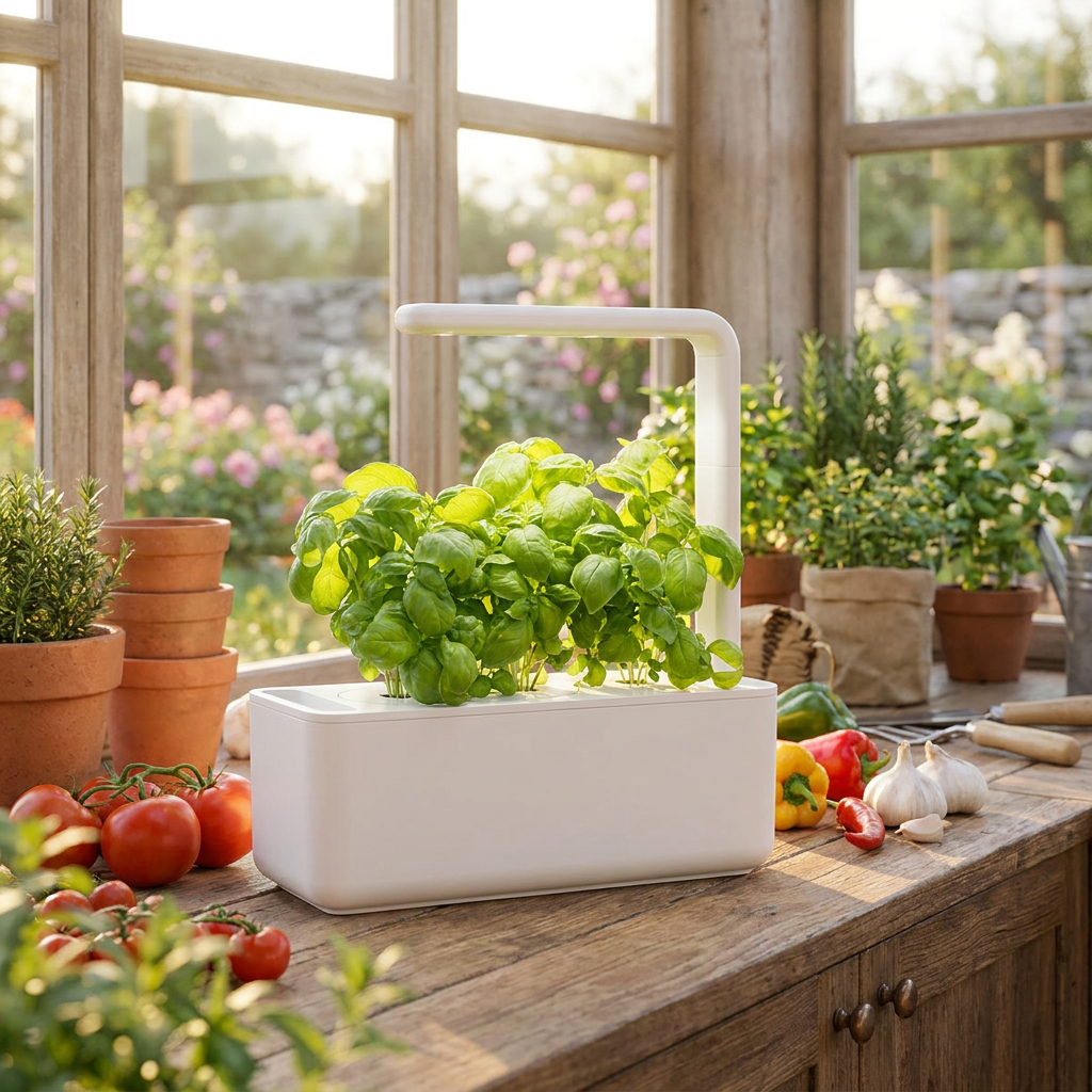Smart Indoor Herb & Vegetable Garden with LED Grow Light